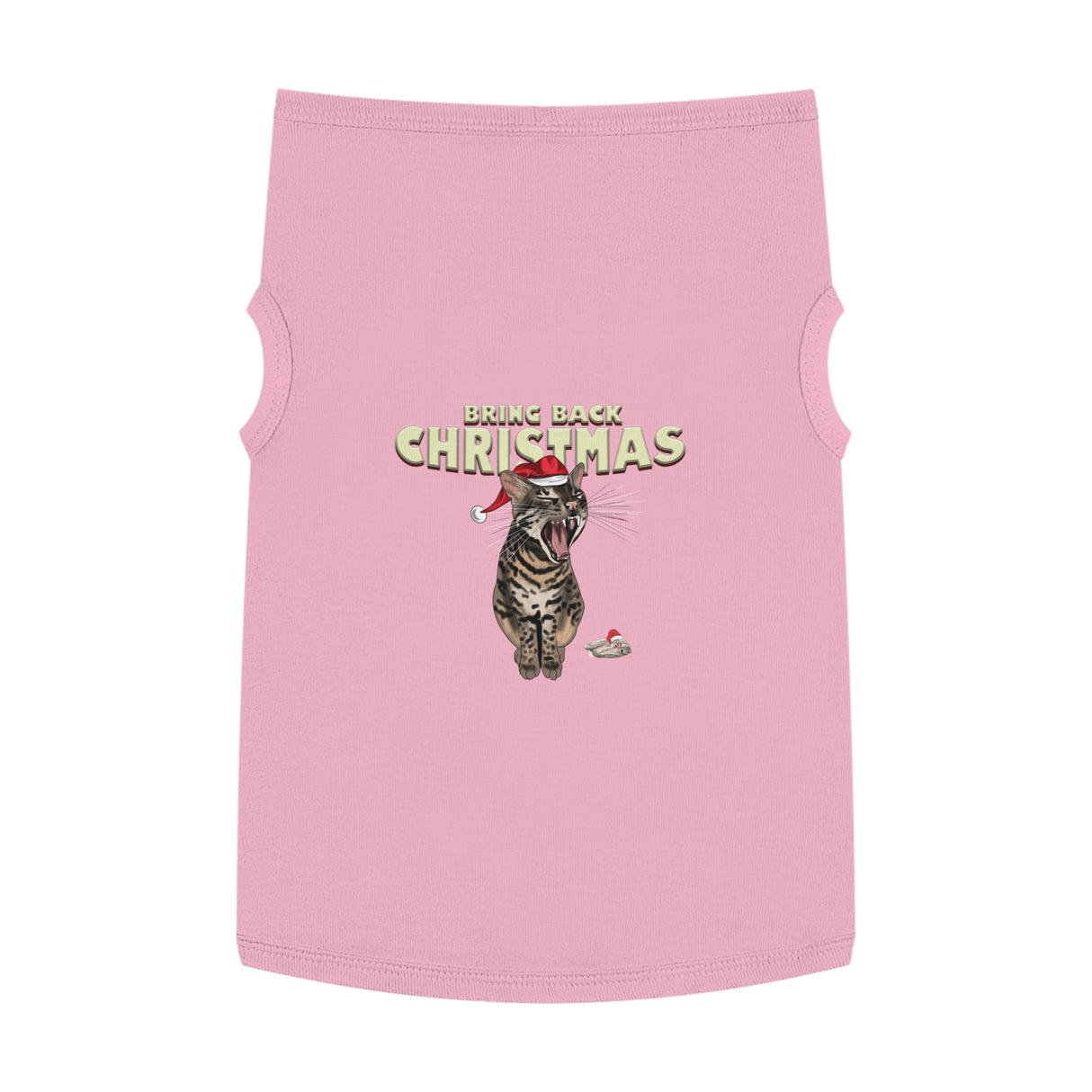Flounder Cat - Bring Back Christmas Pet Tank Top