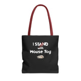 Mouse Toy Tote Bag - Hand Drawn Design by Nina