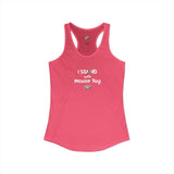 "I Stand with Mouse Toy" Women's Racerback Tank