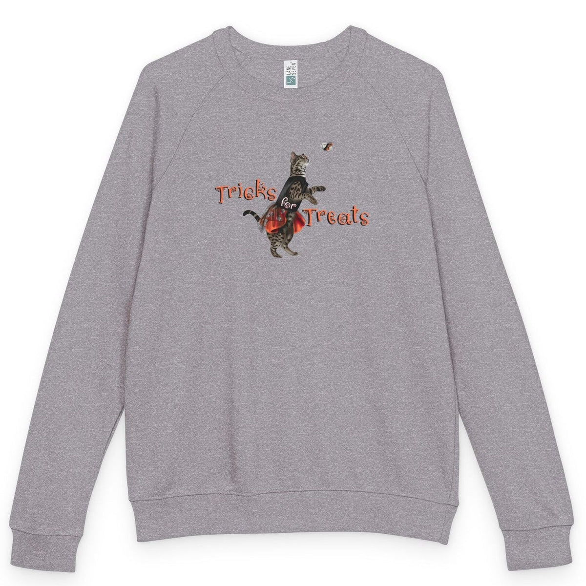 Tricks for Treats ballet crewneck - Graphite Heather
