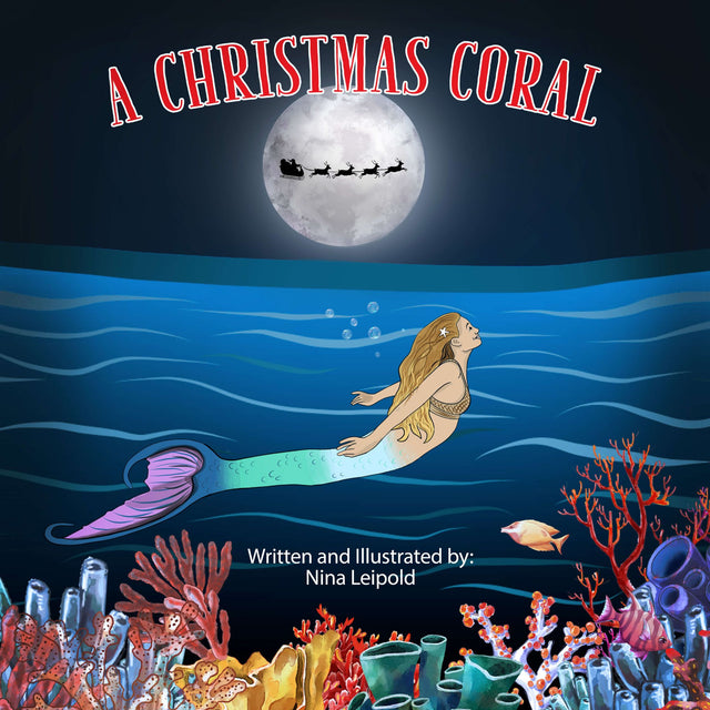A Christmas Coral children's book cover by Nina Leipold