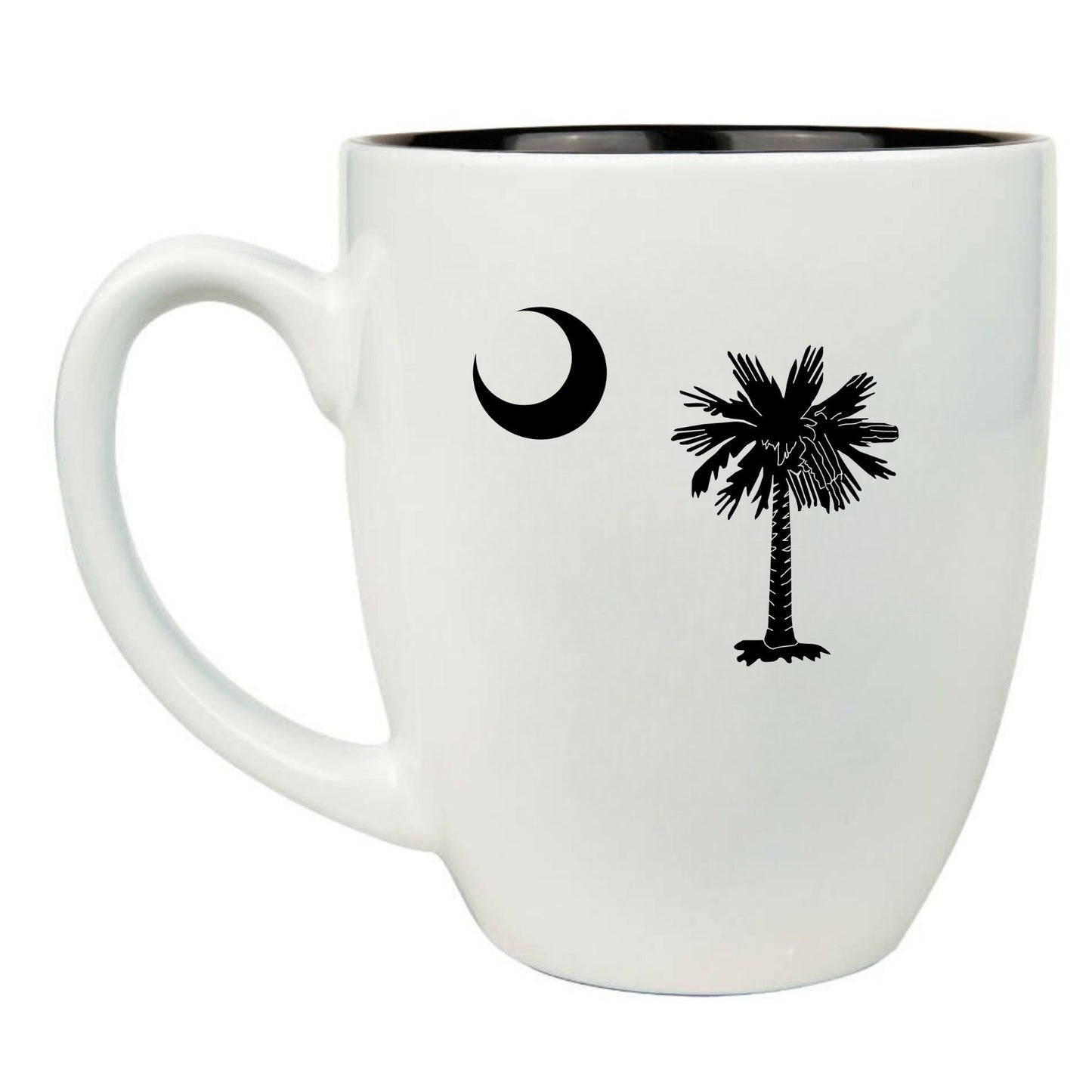 South Carolina 16 oz. White Ceramic Bistro Coffee Mug