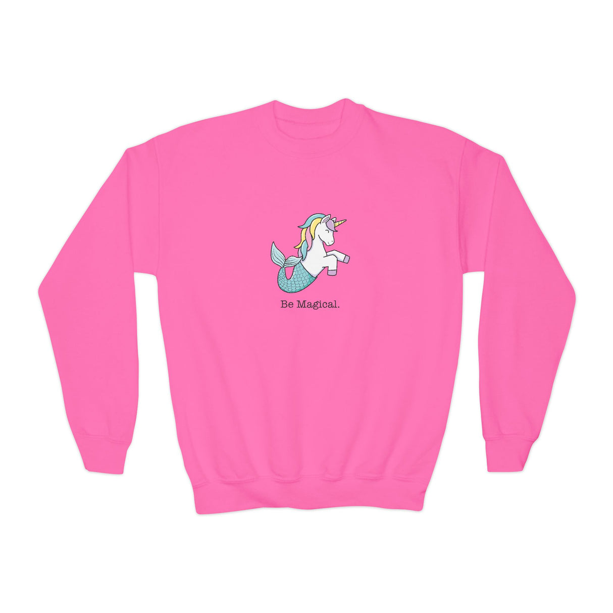 Be Magical Mermaid Unicorn Sweatshirt – Cozy Kids’ Pullover