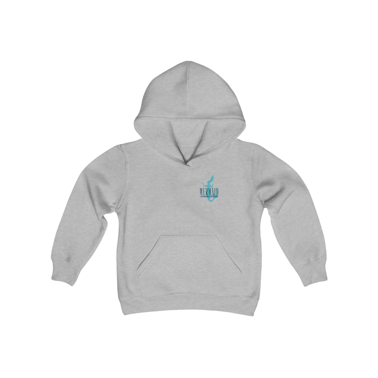 Youth Mermaid of Charleston Hooded Sweatshirt - Soft Fleece Hoodie
