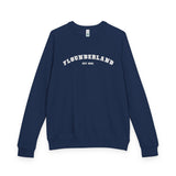 FlounderLand Collegiate Raglan Crewneck — Est. 2021