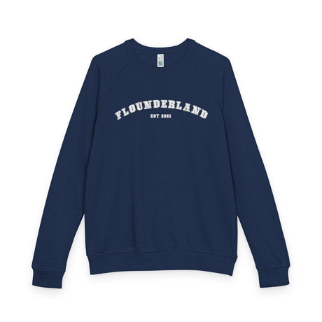 FlounderLand Collegiate raglan crewneck - Navy