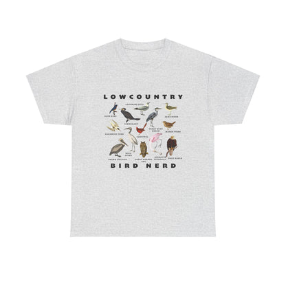 Bird Species Unisex Tee - Lowcountry Bird Nerd Shirt