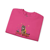 Stay Weird Sweatshirt — Hand-Drawn Flounder & Mouse Toy Hug Crewneck