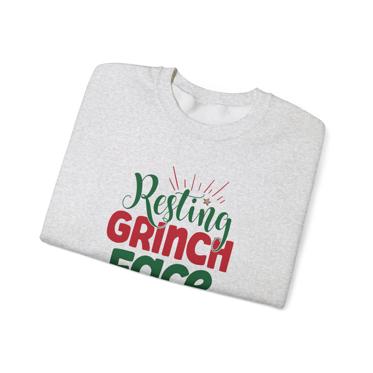 Holiday Resting Grinch Face Sweatshirt
