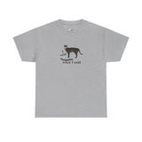 I Said What I Said Flounder Graphic Tee — Hand-Drawn Talking Pet Buttons