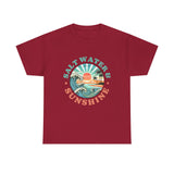 Coastal Saltwater & Sunshine Unisex Cotton T-Shirt