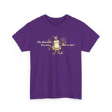 Unisex Heavy Cotton Tee - Bravery Tutu design featuring Flounder with Mouse Toy by her side