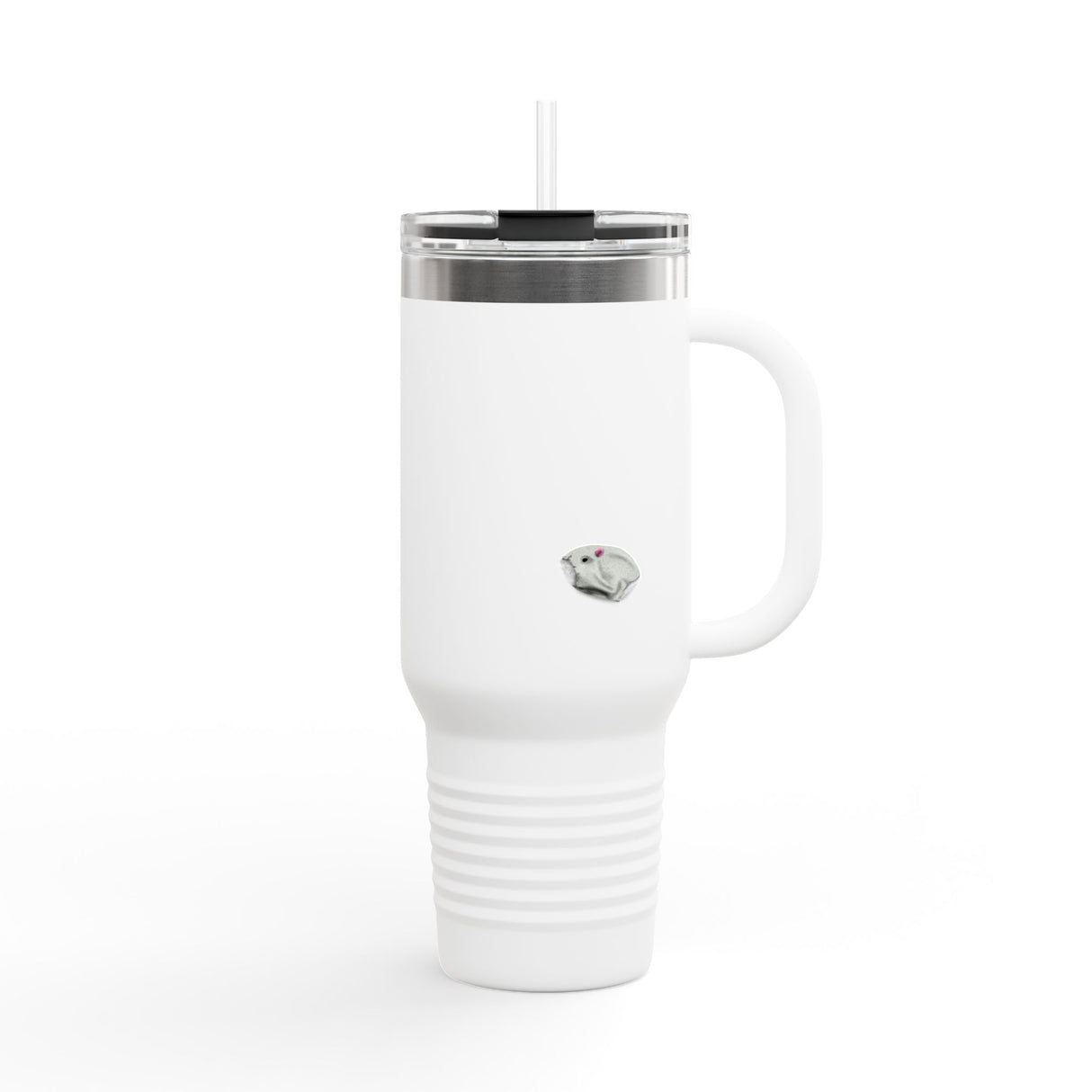 40oz Insulated Travel Mug — “I Said What I Said” Flounder Talking Pet Buttons Design