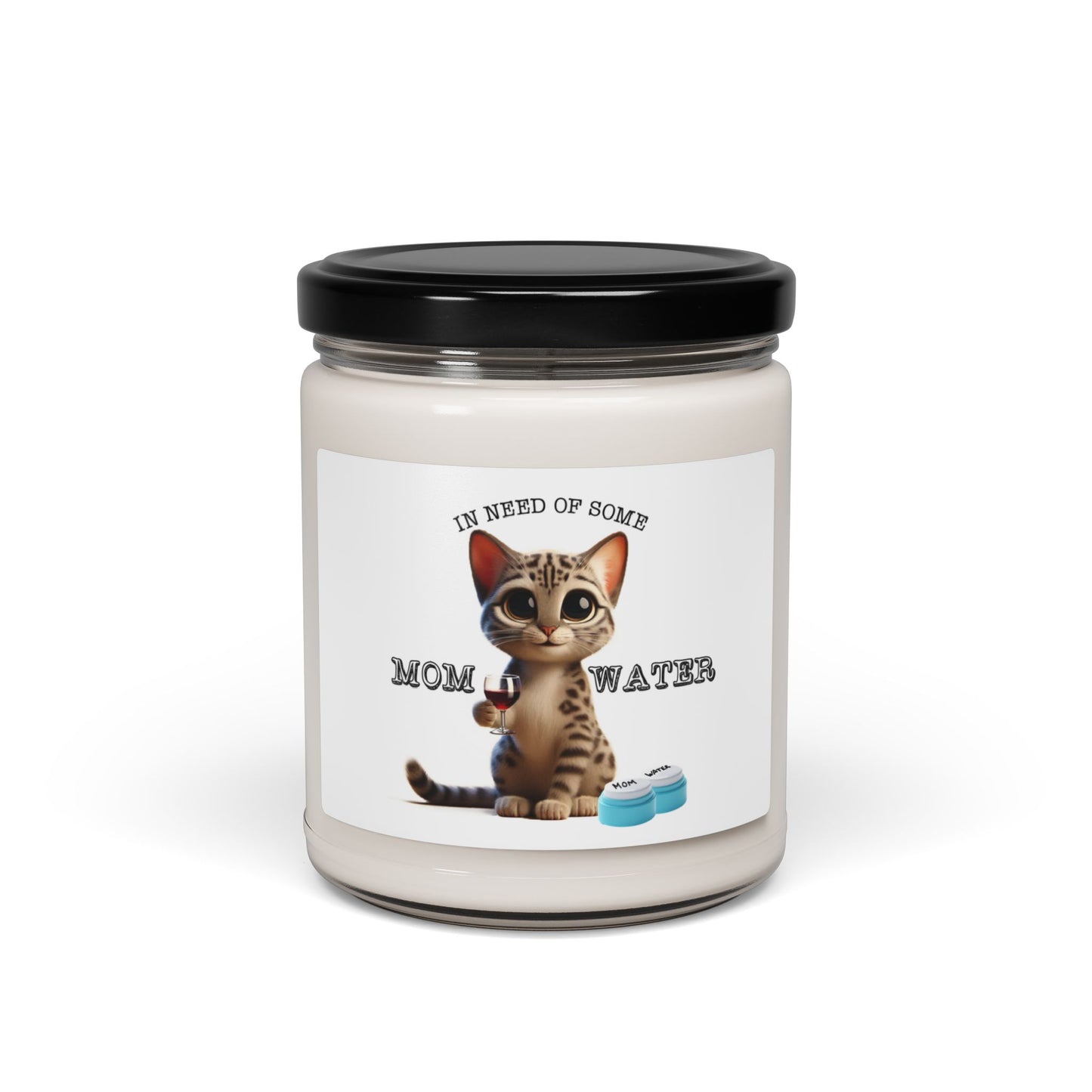 Flounder the Talking Cat "In Need of Some Mom Water" Candle – 9oz Soy Wax