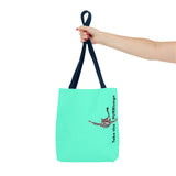 Tote Bag - Purr-lunge Design featuring Flounder the Purrmaid