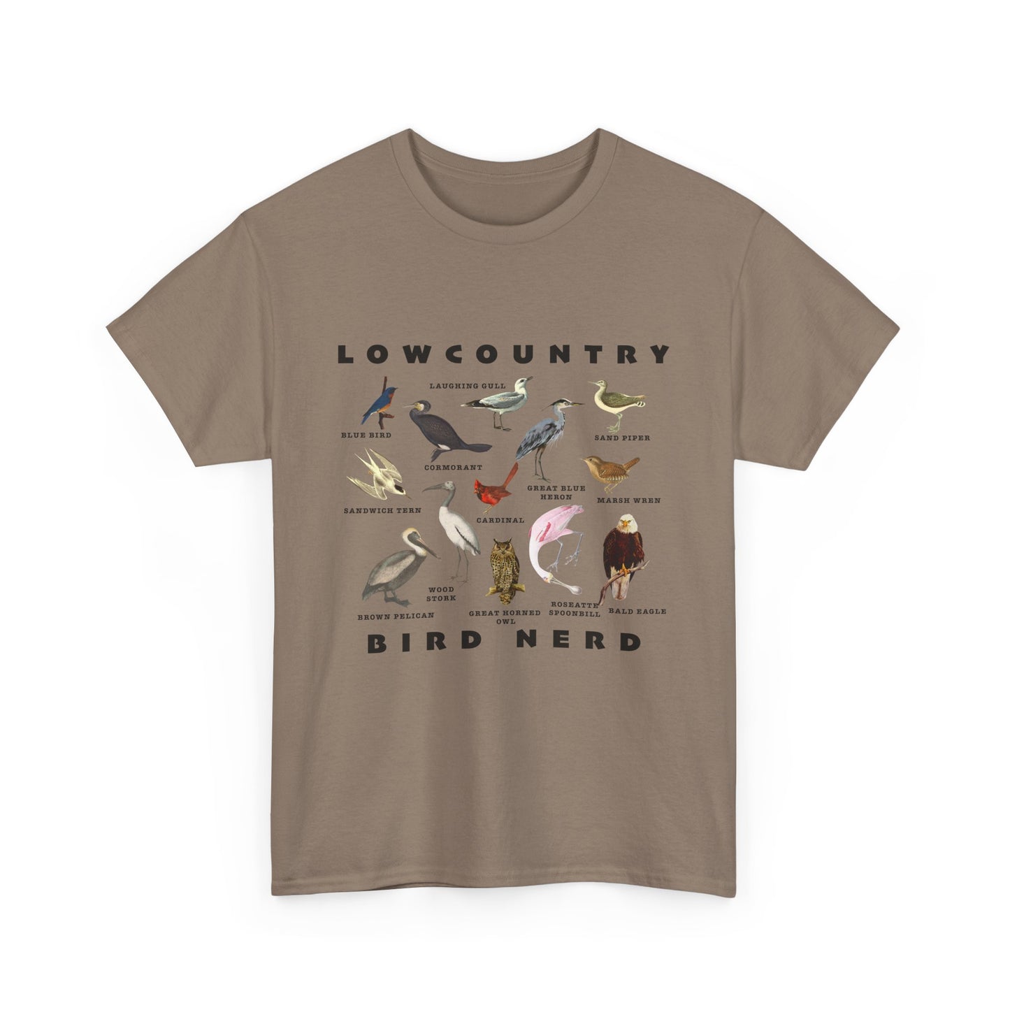 Bird Species Unisex Tee - Lowcountry Bird Nerd Shirt