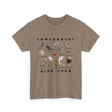 Bird Species Unisex Tee - Lowcountry Bird Nerd Shirt
