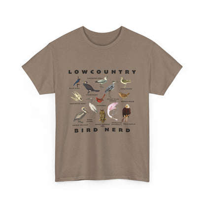 Bird Species Unisex Tee - Lowcountry Bird Nerd Shirt