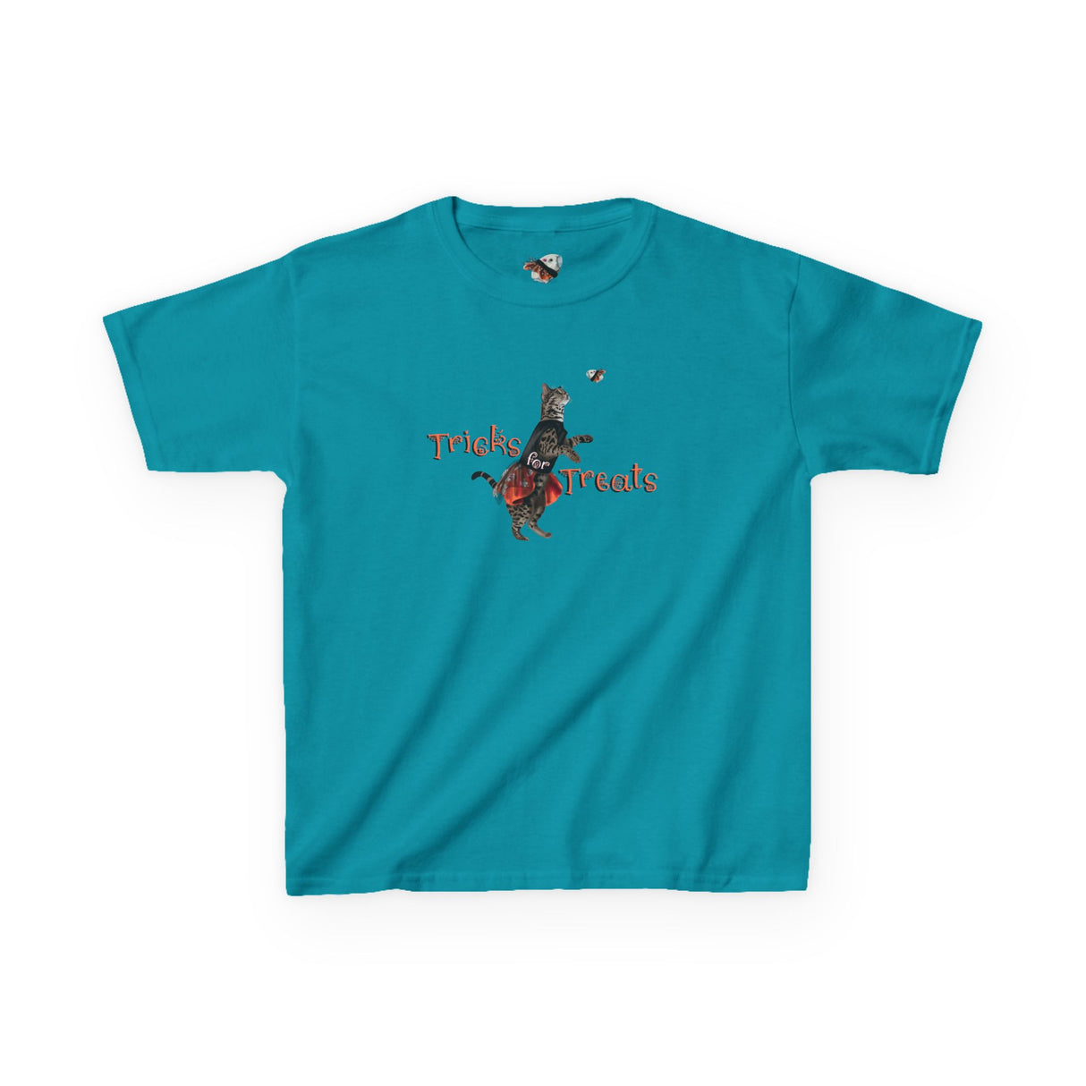 Kids Tee — "Tricks for Treats" Flounder Halloween Ballet Tee