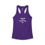 "I Stand with Mouse Toy" Women's Racerback Tank
