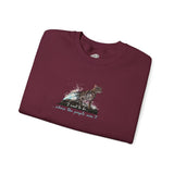 Purrmaid Crewneck Sweatshirt — "I want to be where the people aren't" Flounder Cat Design