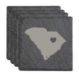 South Carolina Slate Coasters - Set of 4 - 17 design options