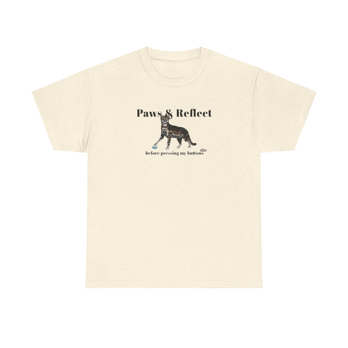 Purrmaid Tee with 'Paws and Reflect' Design