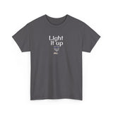 Light it Up Unisex Tee - Mouse Toy Menorah Design