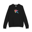 Flounder Wingapo watercolor raglan crewneck - Black