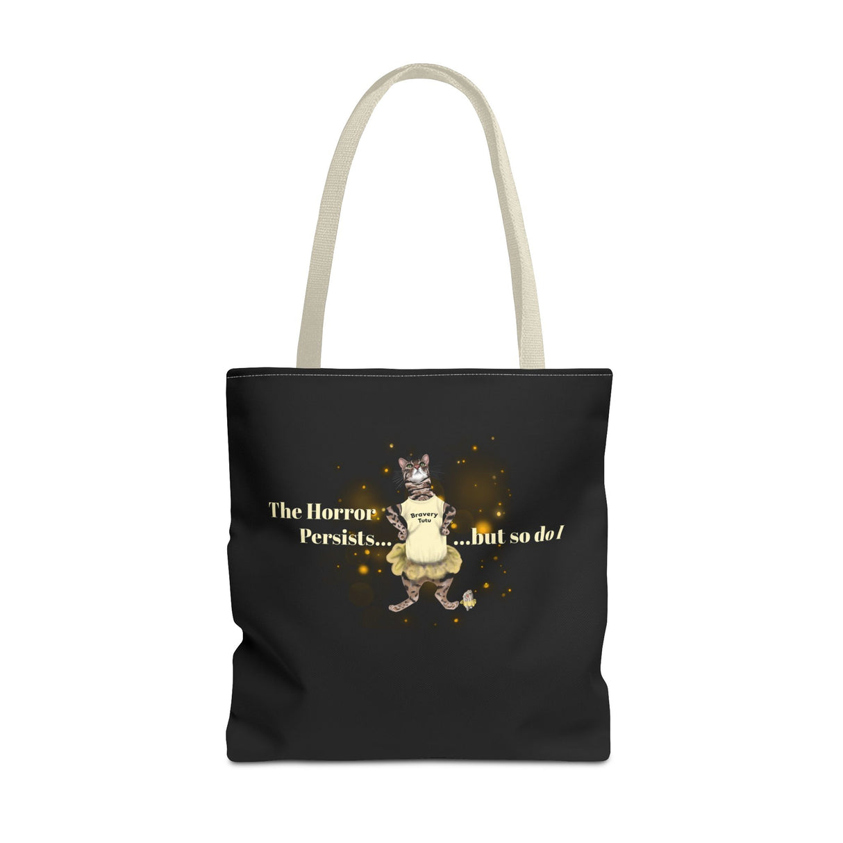 Tote Bag - Bravery Tutu Design with Flounder the Purrmaid and Mouse Toy