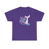 Mermaid Tee - Splashy and Sassy Unisex Heavy Cotton