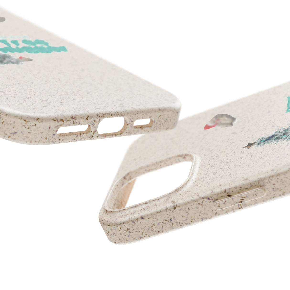 Phone Case with Christmas Tree Hugger Design