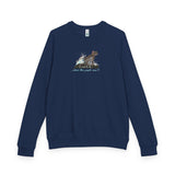Purrmaid Flounder Raglan Crewneck — “I Want to Be Where the People Aren’t”