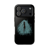 Fish at Heart Flounder Purrmaid Phone Case — Hand-Drawn Nautical Cat Design