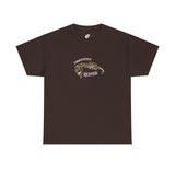 Flounder 'Competitive Rester' T-Shirt — Funny Resting Pose Tee