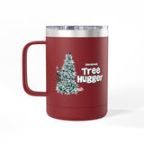 Coffee Mug Tumbler - Christmas Tree Hugger Design