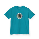Kids Tee — "Salty Paws Club" Purrmaid Flounder & Life‑Vest Mouse Toy