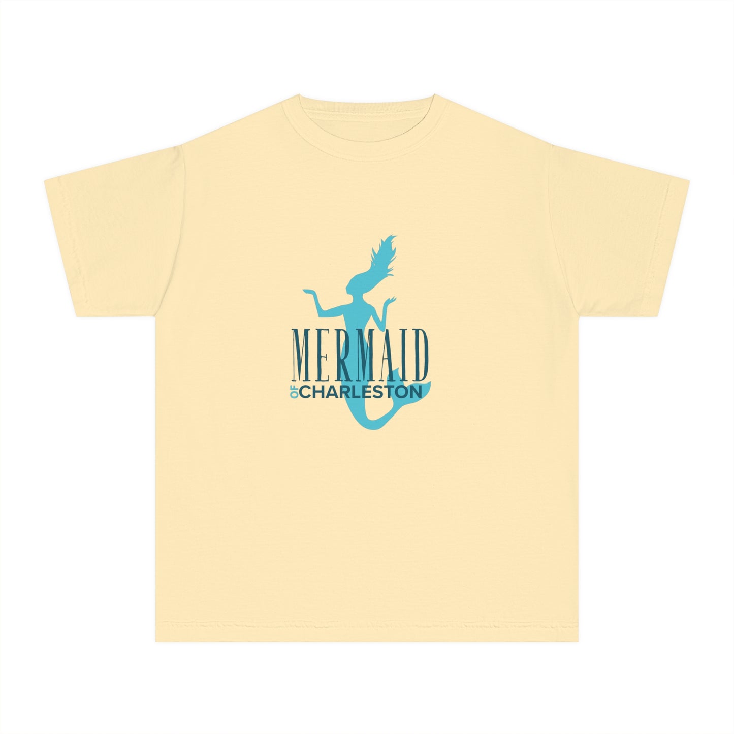 Mermaid of Charleston Youth Comfort Colors Shirt - Soft Cotton Tee