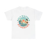 Coastal Saltwater & Sunshine Unisex Cotton T-Shirt