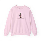 This is my Red Spores Car Unisex Heavy Blend™ Crewneck Sweatshirt featuring Flounder and Mouse Toy