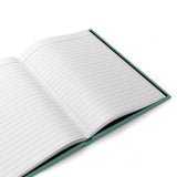 Flounder the Purrcasso Hardcover Journal — "paint with all the colors of the wind" Art Notebook