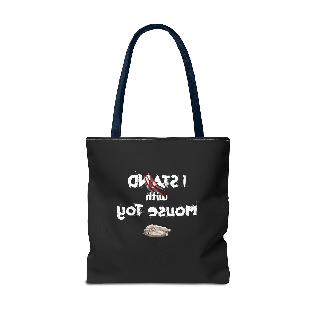 Mouse Toy Tote Bag - Hand Drawn Design by Nina
