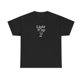 Light it Up Unisex Tee - Mouse Toy Menorah Design