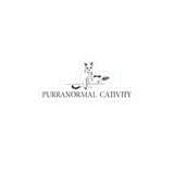 Vinyl Decal Stickers - Purranormal Cativity featuring Flounder the Purrmaid and Mouse Toy dressed as ghosts design by Nina