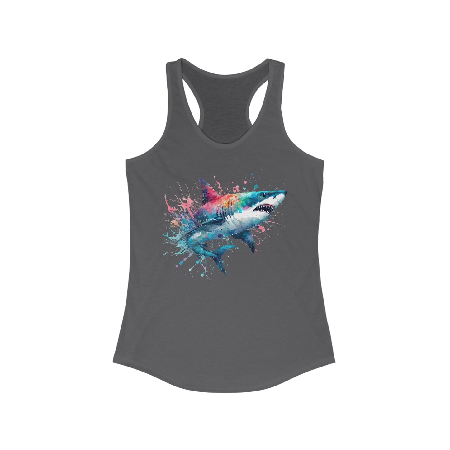 Shark Women’s Racerback Tank – Lightweight, Stylish & Bold