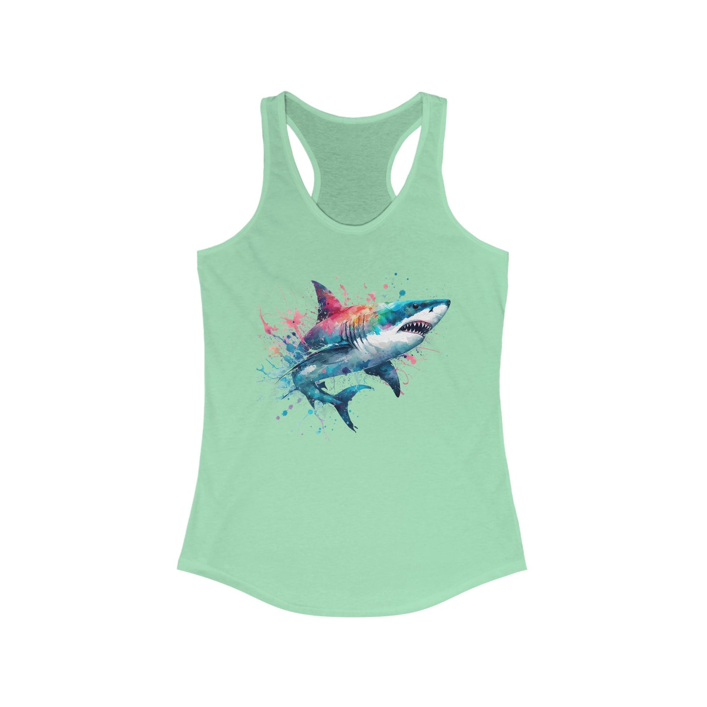 Shark Women’s Racerback Tank – Lightweight, Stylish & Bold