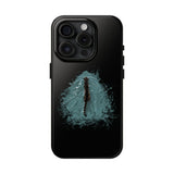 Fish at Heart Flounder Purrmaid Phone Case — Hand-Drawn Nautical Cat Design