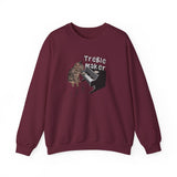 Unisex Sweatshirt - Treble Maker Design featuring Flounder the Purrmaid Playing Piano for Mouse Toy