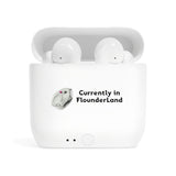 Wireless Earbuds — “Currently in FlounderLand” Mouse Toy Design