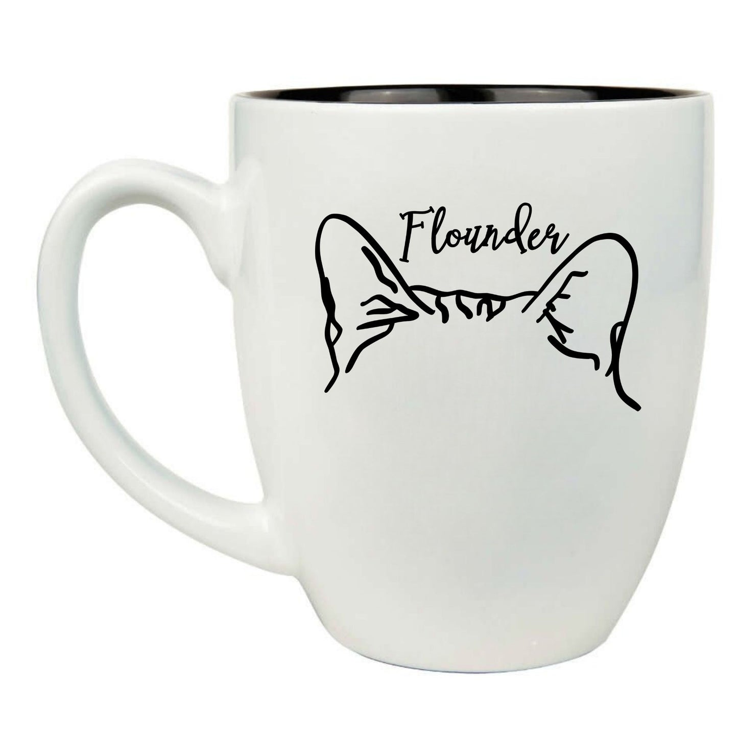 Custom Cat Mug with Pet’s Name & Cat Ears – 16 oz Ceramic Coffee Mug